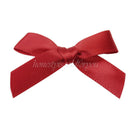 100pcs Red Satin Ribbon Bows Wedding Birthday Party Decoration DIY Craft Gift
