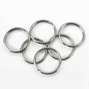 10PCS 25mm 316 Stainless Steel Key Rings Heavy Duty Split Rings Scuba Gear Hot