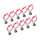 10pcs BA9S Bulb Socket Extension Replacement Holder Wire Harness