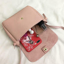 Women Clutch Soft Bag PU Leather Messenger Bag Girls Crossbody Shoulder Bag W3V9