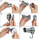 Shower Head Holder Angle Adjustable Vacuum Suction Cup Handheld Shower Brac