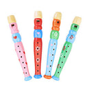 Fun Baby Kids Wooden Flute Whistle Early Art Developmental Gift Portable vcx