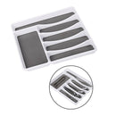 Plastic Cutlery Tray Holder Kitchen Drawer Divider Organiser 6 Compartment