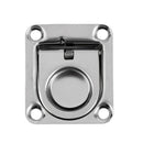 2PCS 304 Stainless Steel Hatch Lift Handle Pull Ring Recessed Fitting Marin