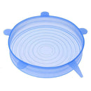 12pcs Heat Resistant Silicone Stretch Lids Food Wrap Bowl Pan CoverÃ¯Â¼Ë†Blue) A