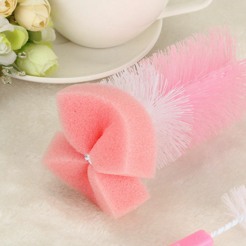 2Pcs Baby Bottle Brush Scrubbing Kitchen Cleaner For Washing Cleaning Products