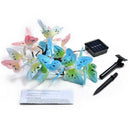 Cute Solar 12LED Butterfly Fairy Lights For Indoor Outdoor 4m Garden Patio Decor