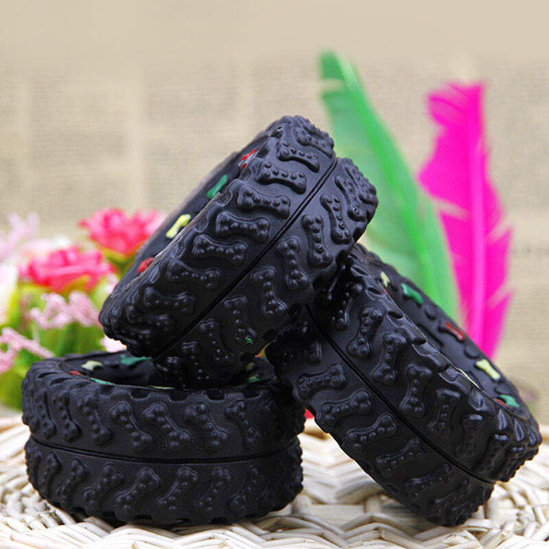 Pet Puppy Chew Squeaker Squeaky Sound Tyre For Dog Toys 1PC Pro Dlqq