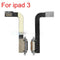 1pc New Charging Port Data Dock Connector Flex Cable Replacement Part For iPad 3