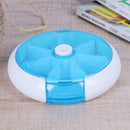 7Day One Week Round Portable Pill Case Medicine Box Storage Organizer(2)