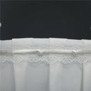 White/ Ivory Flower Girl Basket for Wedding Decoration Party Ceremony Festiva FT