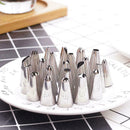 24Pcs Icing Piping Nozzles Pastry Tips Cake Sugarcraft Bakery Decorating I7B4