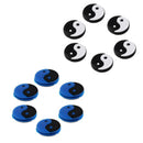 6 Pieces Yin and Yang Tennis Racquet Vibration Dampener Damper Tennis
