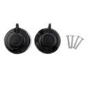 2pcs Black Round Flush Deck Mounting Base for Kayak Boat Fishing Rod Holder