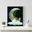 5D DIY Full Drill Diamond Painting Moon Embroidery Mosaic Craft Kits Decor