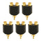 5pcs RCA 1 Male to Dual Female Audio Video Y Splitter Adapter Plug Converter