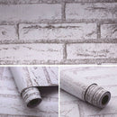Gray Brick Peel and Stick Wall paper Self Adhesive Contact Paper Decor G3 Hn