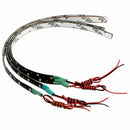 Green 4pcs 30CM/15 LED Car Motors Truck Flexible Strip Light Waterproof 12V3C