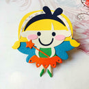 Cute Girl Cutting Dies Stencil DIY Scrapbooking Embossing Template Craft