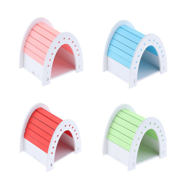 Hamster House Hideout Hideaway Exercise Toys for Rat Small Animal Blue