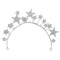 Star Bride Crown Headband Wedding Hair Accessories Bridal Jewelry Wedding D S6T2