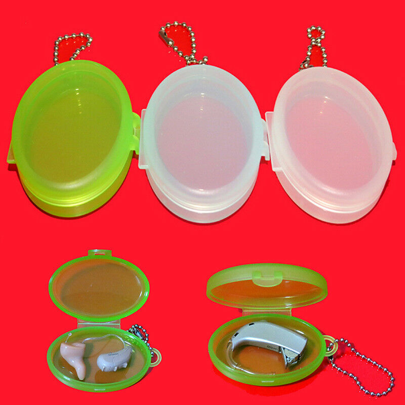 Plastic Hearing Aid Case Storage Bag Box for Hearing Aids Earbuds Random Kw