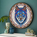 Wolf Diamond Painting Coffee Tassel Special Shape Partial Drills Home Decor