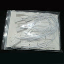 5 Pcs Mc-38 Wired Door Window Sensor Magnetic Switch For Home Alarm System,
