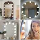 10pcs Makeup Mirror Vanity LED Light Bulbs Kit Cosmetic Lighting (White) A