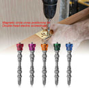 5pcs Double Head Magnetic Circular Cross Position Drill Screwdriver Bits