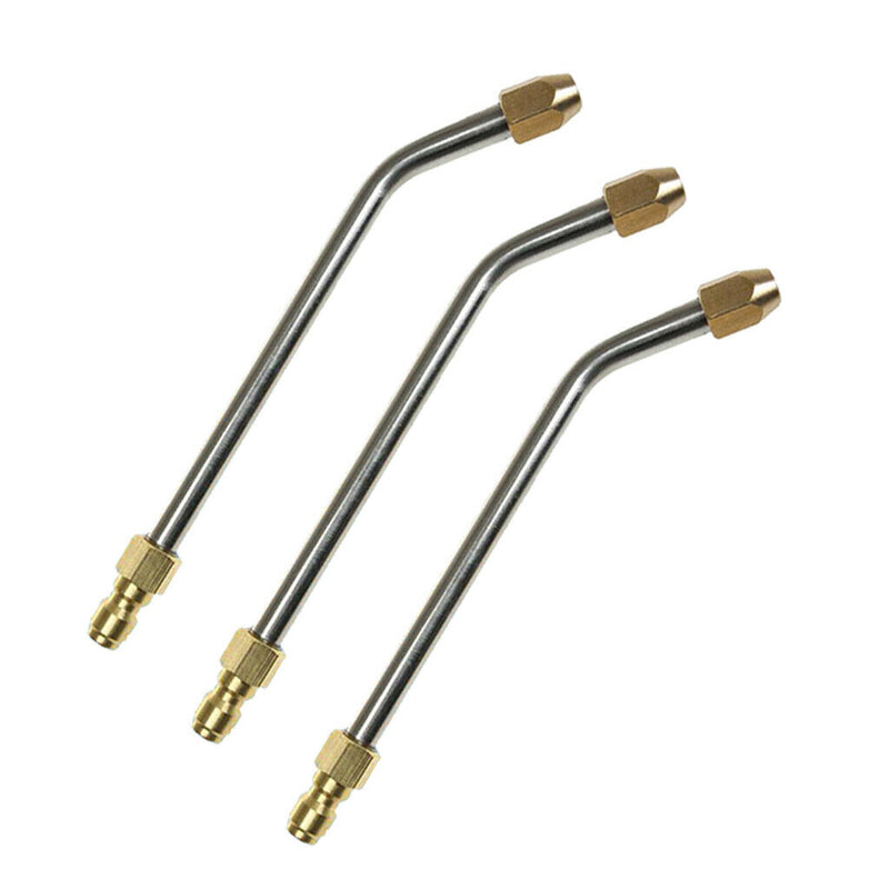 3PCS 1/4inch METAL WATER JET POWER WASHER PRESSURE NOZZLE LANCE FOR WATER SPRAYE