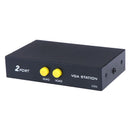 1PCS New 2 Port Computer VGA Switcher Sharer KVM Swi ME