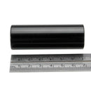1pc Guitar Slide Black Stainless Steel Finger Knuck