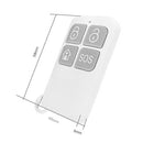 Smart Home Burglar Alarm Accessories 433Mhz Wireless Remote Control 4 Key R A1E4