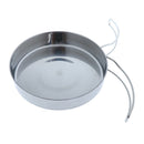 Mini Stainless Steel Frying Pan Nonstick, Outdoor Picnic Backpacking Camping