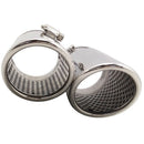 2Pcs for Mercedes Benz C180 Car Exhaust Muffler Tip Stainless Steel Pipe Ch