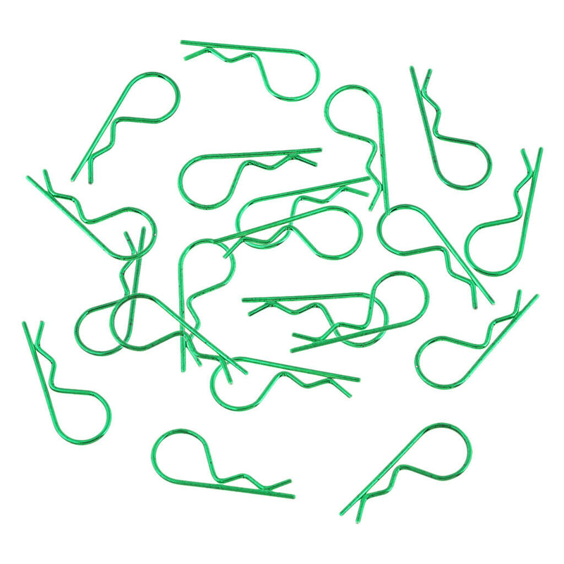 20pcs/set RC Car R-Pins fit 1/10 1/12 1/16 1/18 RC Car Truggy Accessory Green