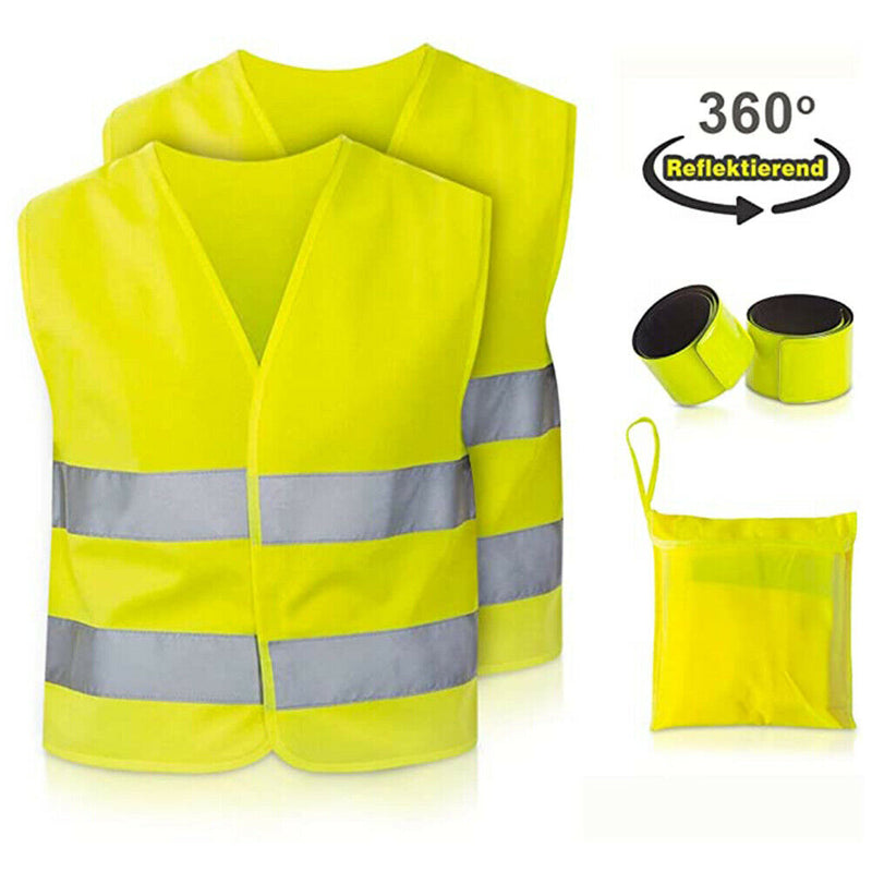 Reflective Vest School Children Training Breathable Jacket Scooter Cycling