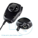 2 Pin Mini PTT Speaker MIC Walkie Talkie Accessories For Baofeng UV5R 888S  Z6H4