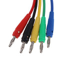 Banana Plug to Banana Plug 5 Color Test Cable Wire for Multimeter Probes