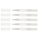 5x Empty Tube with Brush Mini Vials for Eyelash Serum Castor Oil, Nail Polish &