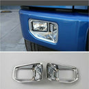 ABS Chrome Front Foglight Decor Cover Trim for Ford F-150 2015-2017Accessor