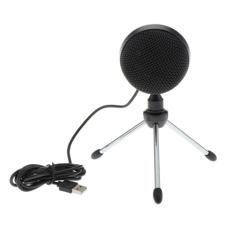 Pickup USB PC Condenser Microphone Mic for Laptop YouTube Recording Studio