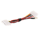 Mainboard Extension Power Cable 4pin Male to 4pin Female&3pin Male Splitter
