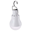 12LED Solar Panel Power Lamp Tent Light Camping Hiking Lantern w/Hook Waterproof