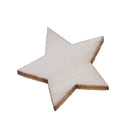 100PCS Wooden Stars For Arts Crafts DIY Decoration Birthday Wedding Displalj