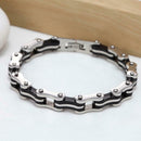 Bike Bicycle Bracelet Men Stainless Steel Punk Style Bangles Jewelry Gift