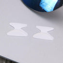 5Pairs 2.5mm Non Slip Silicone Pads for Glasses Nose Pads(Transparent)