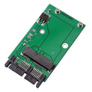 2x Mini PCIE mSATA SSD to 1.8" (7+9)Pin Micro SATA Adapter Converter Card