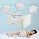 Orthopedic Memory Foam Knee Wedge Pillow for Sleeping Sciatica Back Hip A
